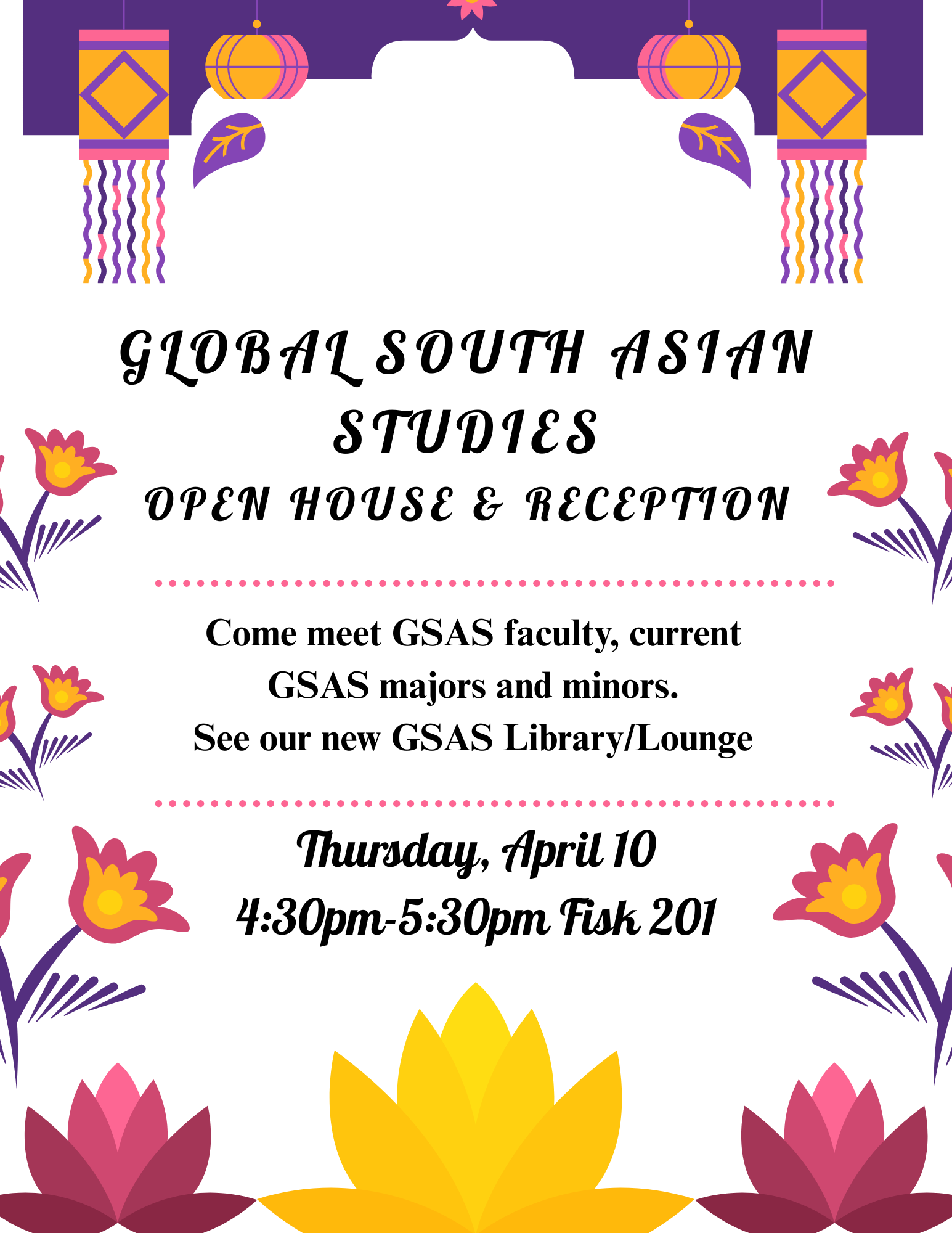 Open house flyer
